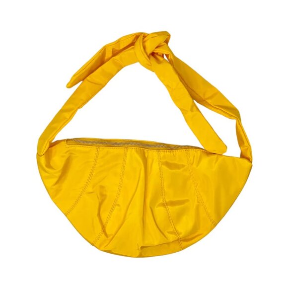 NWT Kelly Tie Strap Multi-Way Yellow Crossbody Belt Bag - Picture 1 of 8